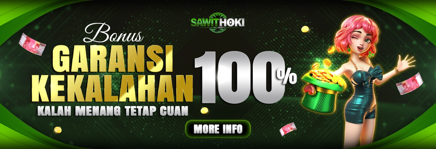 BONUS GARANSI KEKALAHAN 100%