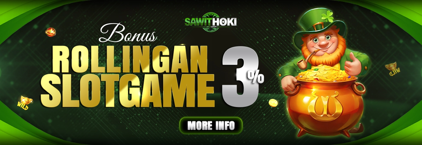 PROMO BONUS ROLLINGAN SLOT 3%