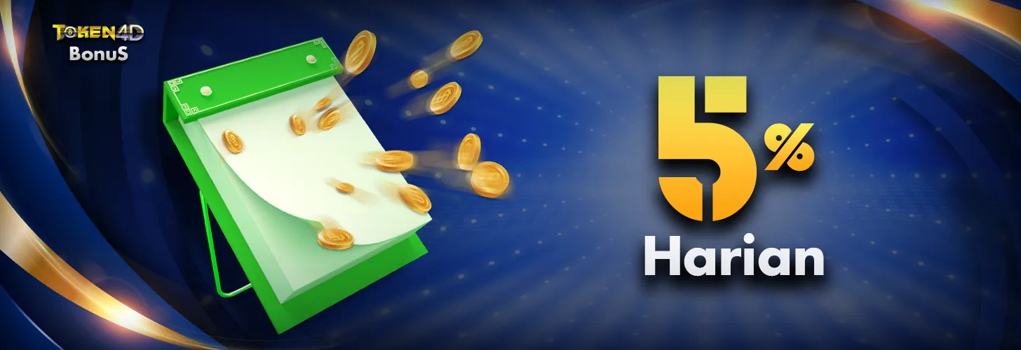 BONUS HARIAN 5%
